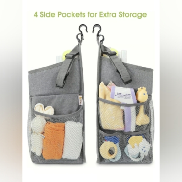 Maliton Changing Table Diaper Organizer Hanging Diaper Stacker Nursery Caddy - Picture 2 of 11